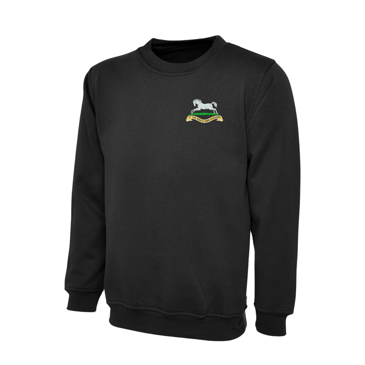3rd King's Own Hussars Sweatshirt - Black