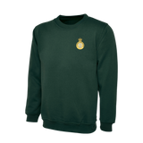 7th Queen's Own Hussars Sweatshirt - Bottle Green