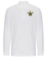 Royal Marines Band Long Sleeve Piqué Polo Shirt –Embroidered Military Polo
