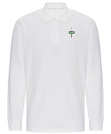 Royal Marines Dagger Long Sleeve Piqué Polo Shirt – Premium Embroidered Military Clothing