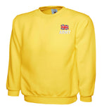 Army (New Logo) Sweatshirt | British Army Military Embroidered Crew Neck UK
