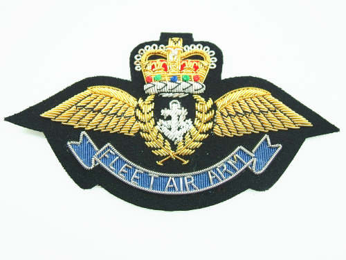Fleet Air Arm Bullion Wire Blazer Badge