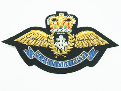 Fleet Air Arm Bullion Wire Blazer Badge