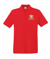 Royal Regiment Of Wales Polo Shirt – Embroidered Welsh Army Military Polo Shirt UK