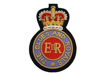 Blues & Royals Bullion Badge | Regimental Blazer Badge UK