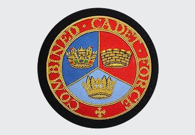 Combined Cadet Forces Bullion Blazer Wire Badge