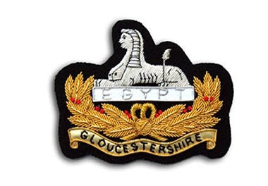 Gloucestershire Regiment Bullion Wire Blazer Badge | Military Blazer Badges UK