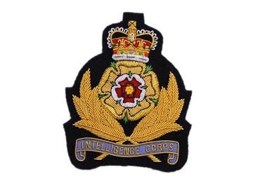 Intelligence Corps Bullion Wire Blazer Badge