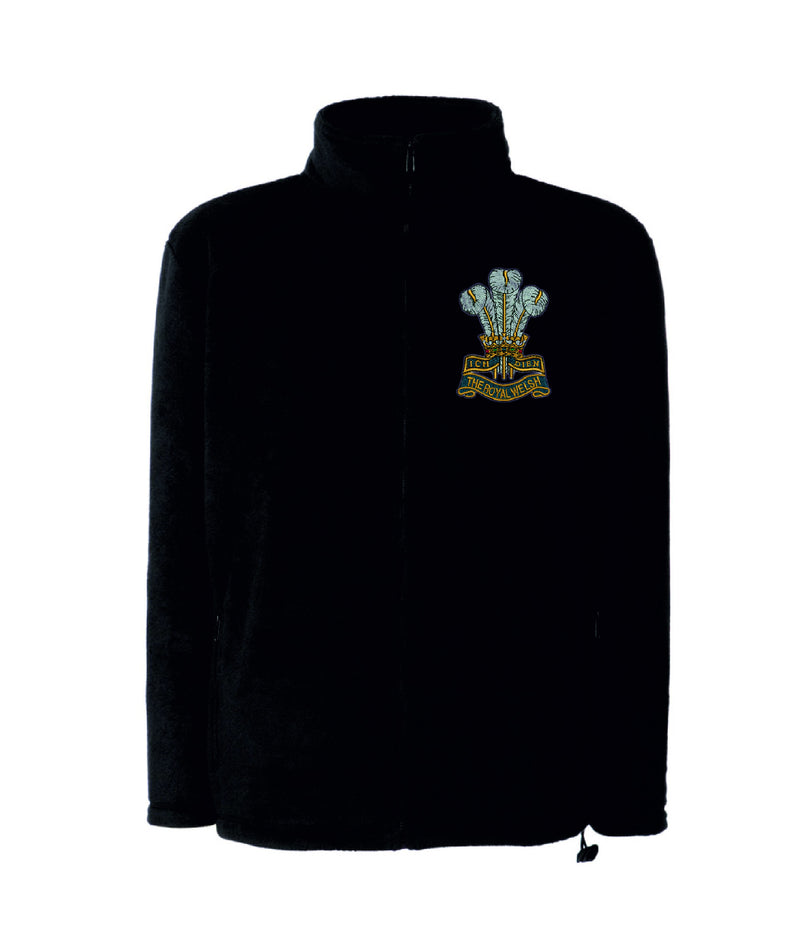 Royal Welsh Fleece Jacket – Embroidered Military Fleece UK | Army Clothing