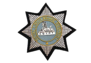 Royal Lincolnshire Regiment Bullion Wire Blazer Badge