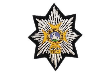 Worcestershire and Sherwood Bullion Wire Blazer Badge
