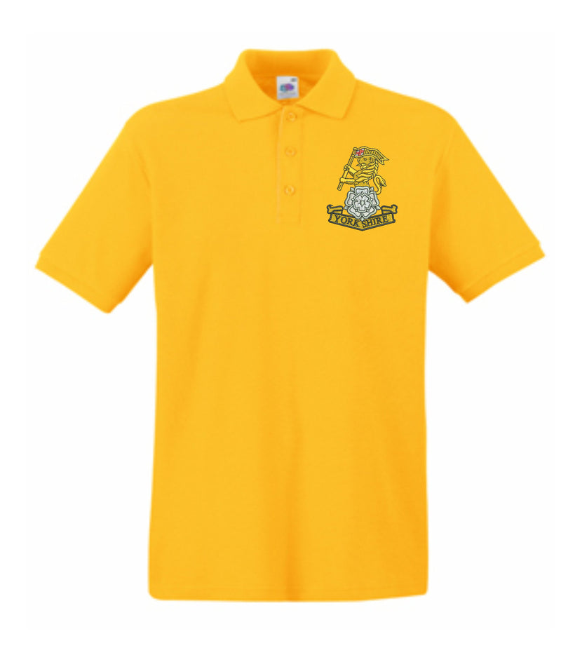 Yorkshire Regiment Polo Shirt – Embroidered Military Polo Shirts UK