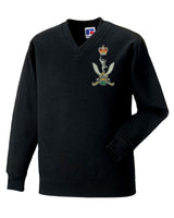 Queen’s Gurkha Signals V Neck Sweatshirts