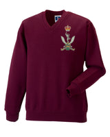 Queen’s Gurkha Signals V Neck Sweatshirts