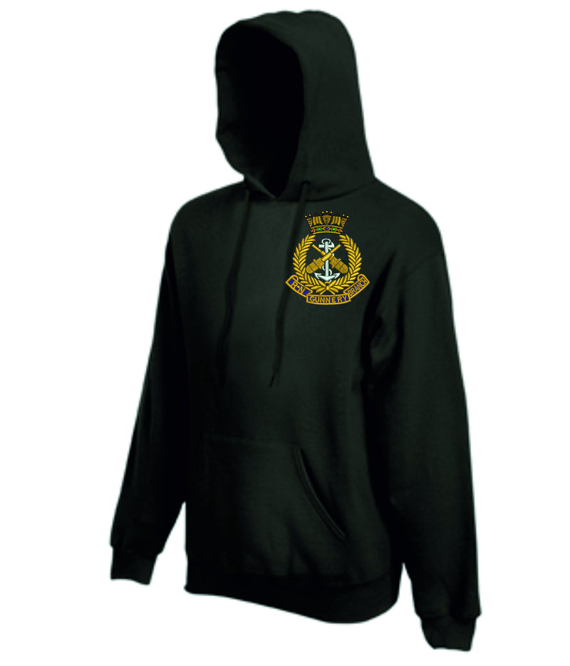 Royal Navy Gunnery Branch Hoodies UK | Embroidered Naval Apparel