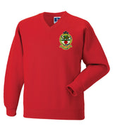 Princess of Wale's Royal Regiment V Neck Sweatshirt