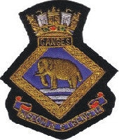 HMS Ganges Blazer Badge