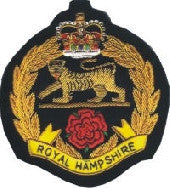 Royal Hampshire (RHQ) Bullion Wire Blazer Badge