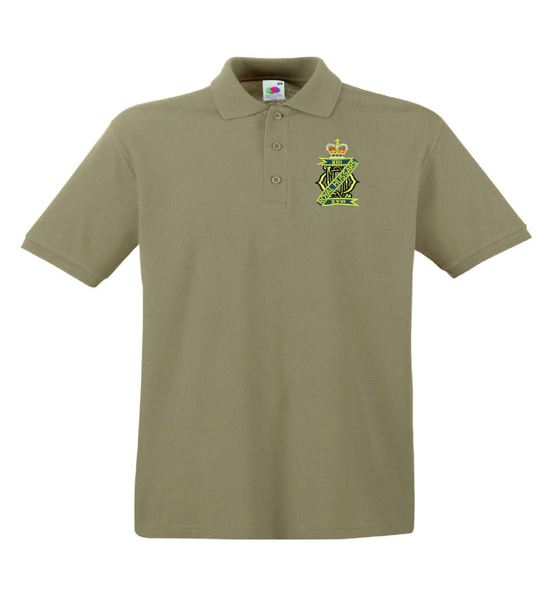 13th/18th Royal Hussars Embroidered Polo Shirts