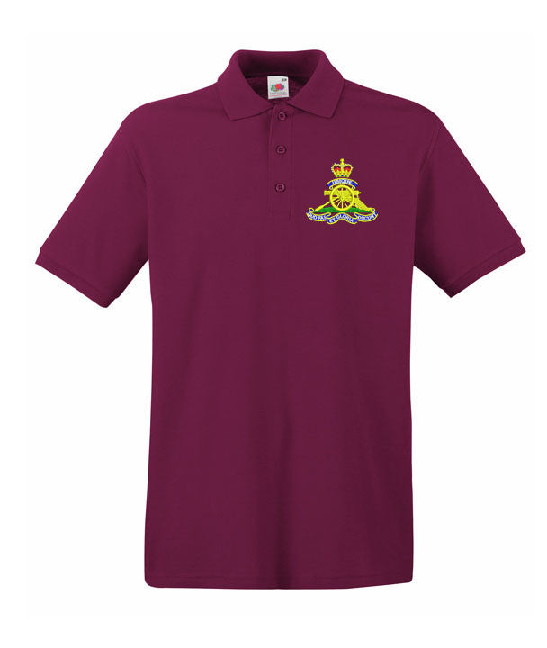 Royal Artillery Polo Shirt – Embroidered British Army Military Polo UK
