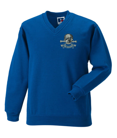 The Queens Royal Hussars V neckSweatshirt