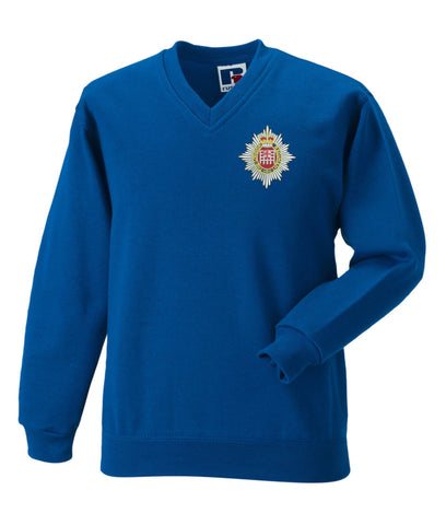 London Regiment V Neck Sweatshirt