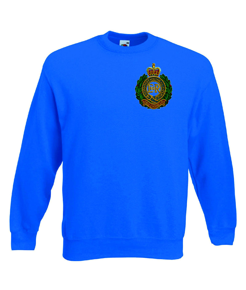 Royal Engineers Sweatshirt With Embroidered Logo UK