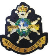 Sherwood Foresters (Nottinghamshire & Derbyshire Regiment) Blazer Badge
